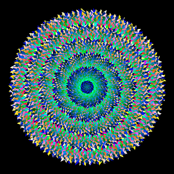 Jagged Depths sample program output